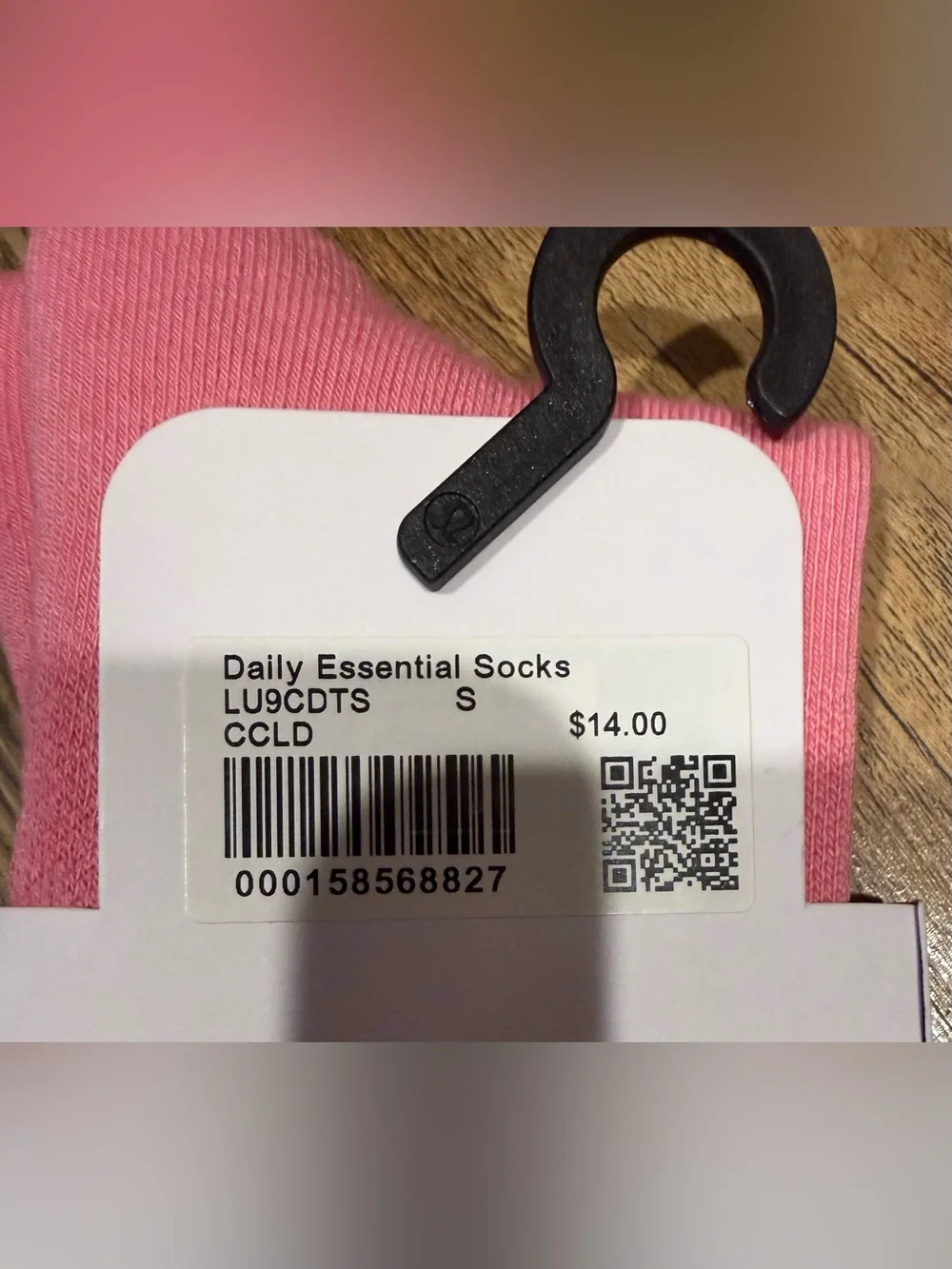 Lululemon Daily Essentials Crew Length Socks Candy Cloud